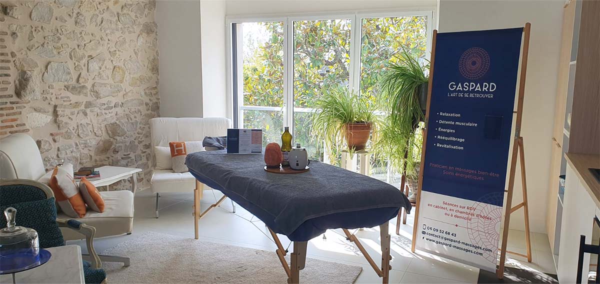 massage chambre hôtes partenariat Loire Atlantique 44 Pornic Nantes Gaspard